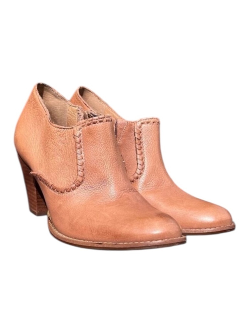 JACK ROGERS leather Kyle pull on boots/booties size 6 1/2
